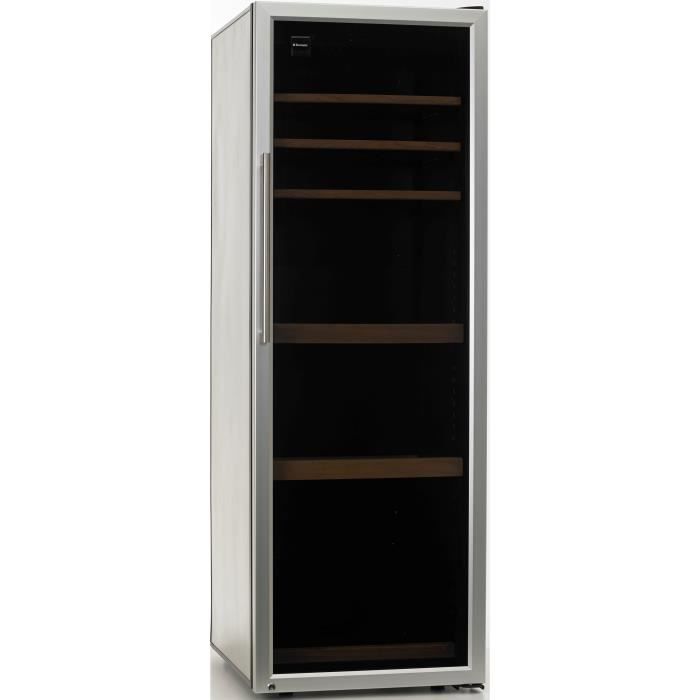 Cave à vin de vieillissement 1 temp. 192 bouteilles Style Inox