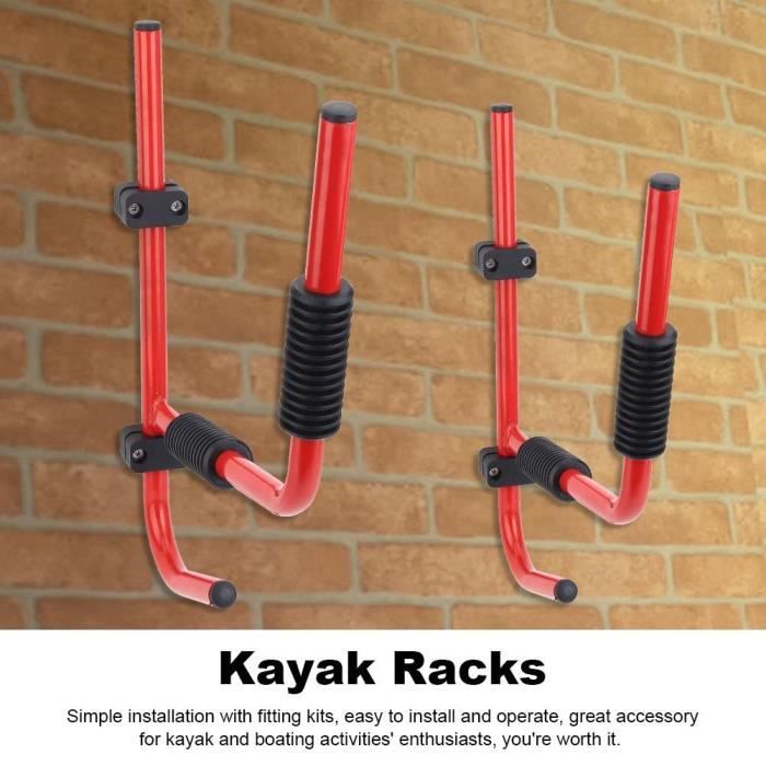 Support De Rangement Pour Kayak Autoportant - Acier, Réglable, Capacité 200kg - Pour 2 à 4 Kayaks, Intérieur/extérieur