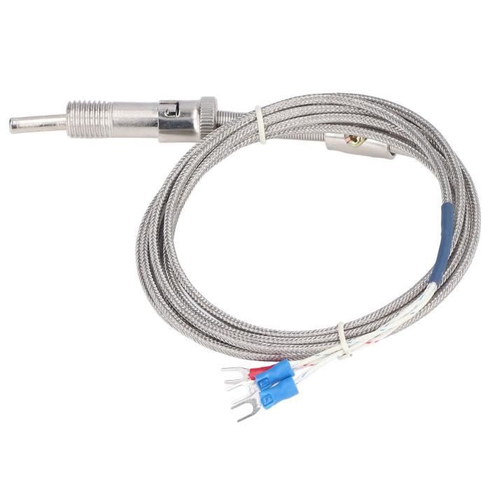 Capteur De Température Thermocouple WRNT-02 M6 Type K - Câble 6m 8m 10m 15m Pour Usage Industriel