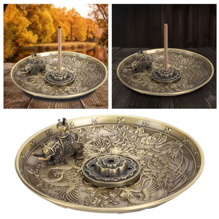 Brûle-encens En Forme De Chat - Porte-encens En Bois Style Ethnique - Neuf