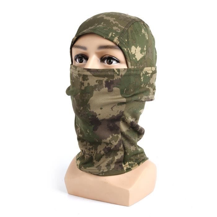 Armée Camouflage Militaire Cagoule Masque Complet Masque Chasse Foulard  Casque