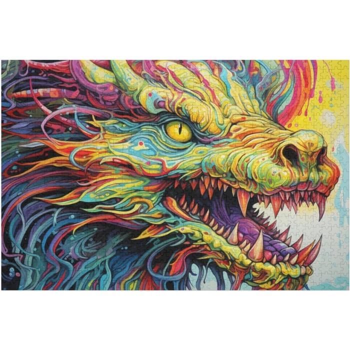 Puzzle en bois pour adultes, puzzle en bois 3D en forme d'animal irrégulier, cadeau d'anniversaire exquis pour adultes