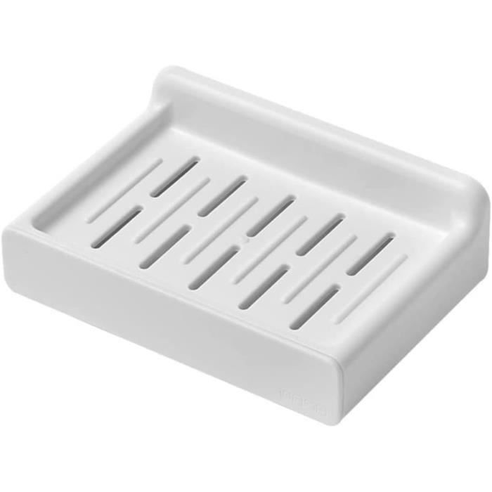 Lot De 2 Porte-savon En Silicone Noir Auto-drainant – Pour Douche, Cuisine, évier