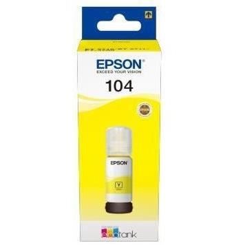 Cartouche dencre Epson ECOTANK 104 JAUNE