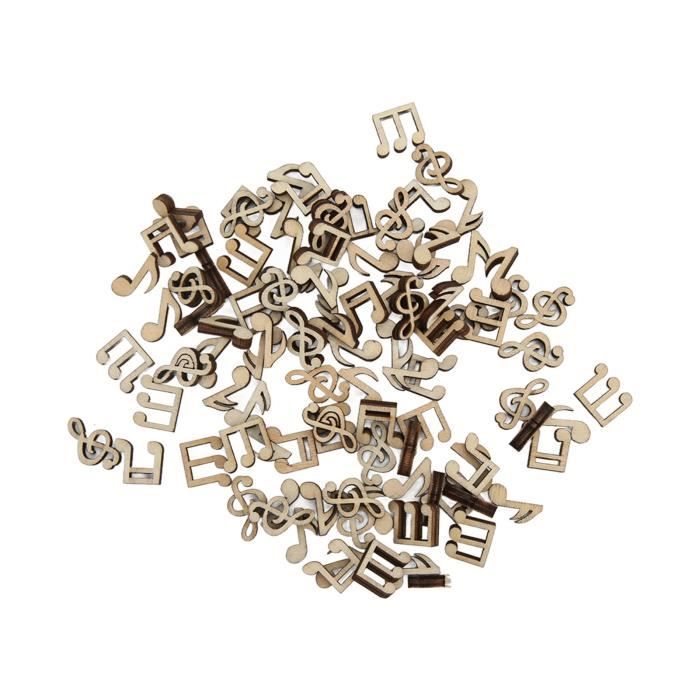 Puzzle de notes de musique en bois - COLAXI - Jouet éducatif pour