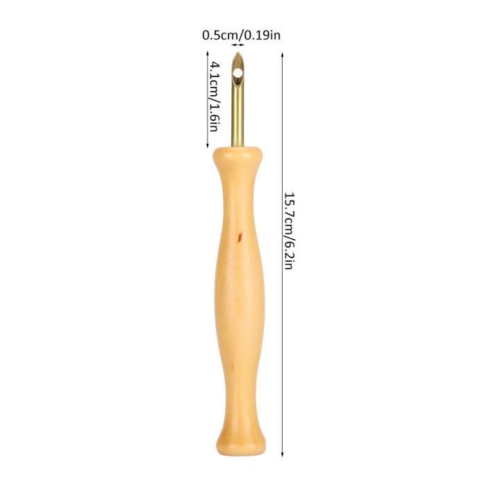 Kit Stylo Punch Needle Broderie - Outil Punching Pour Débutants - Aiguilles, Guides Et Fileteuse Inclus - Bricolage Créatif