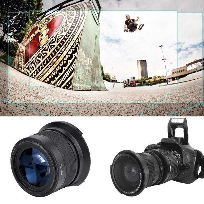 Opteka 0.35x Fisheye Grand Angle Objectif pour Canon Tunisia