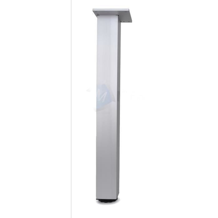 Lot De 1 Pied De Table 710mm Aluminium Carre 60x60mm Achat