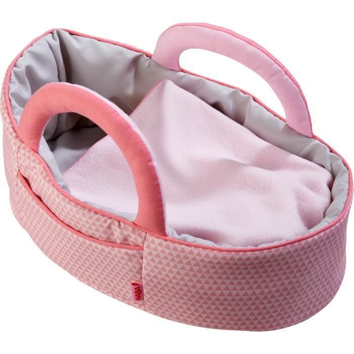 Ancien Couffin Portable Pour Poupée Bleuette – Marque Doucet ? – France – 34,5 Cm