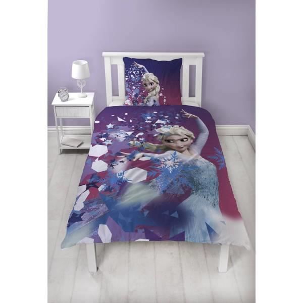 la reine des neiges parure de couette 140x200 taie d oreiller drap housse 90 x 190 rose pale homerokk cdiscount maison