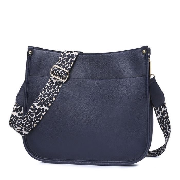 Sac bandoulière femme bleu marine clearance