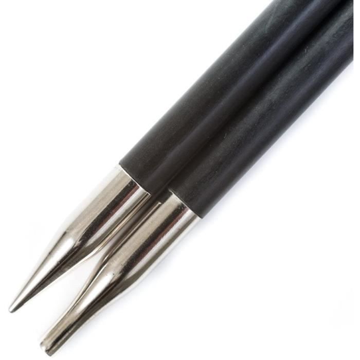 KnitPro KP12323 Nova Cubique Aiguille Circulaire Interchangeable Normale Bois Multicolore 22 X 1,2 X 11,2 Cm