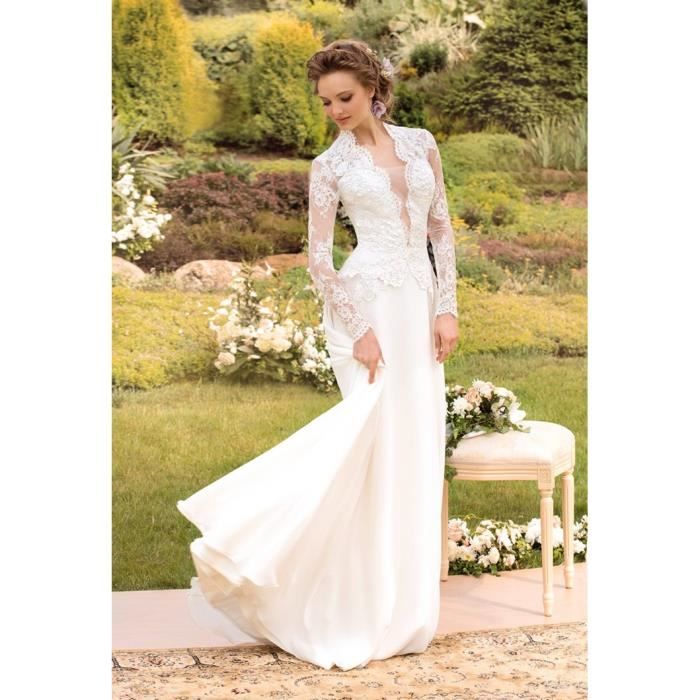 robe dentelle blanche grande taille
