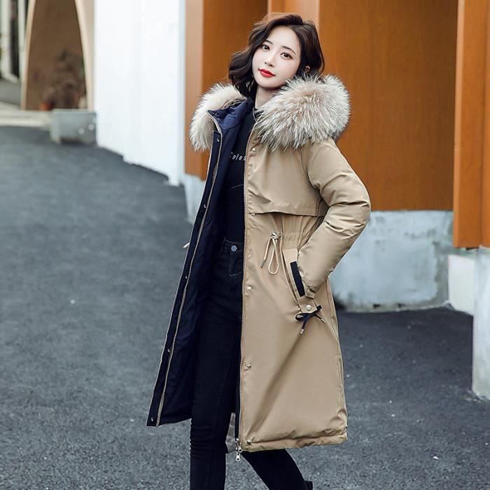 Manteau tres chaud femme pas cher top