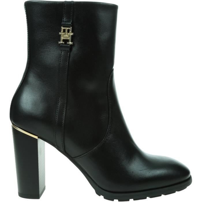 Chaussures Tommy Hilfiger Bottines FW0FW07540BDS Noir Cdiscount