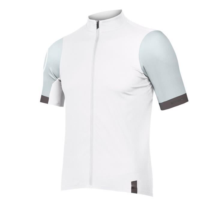 Maillot Endura Fs260 Homme Manches courtes Blanc Vélo sur