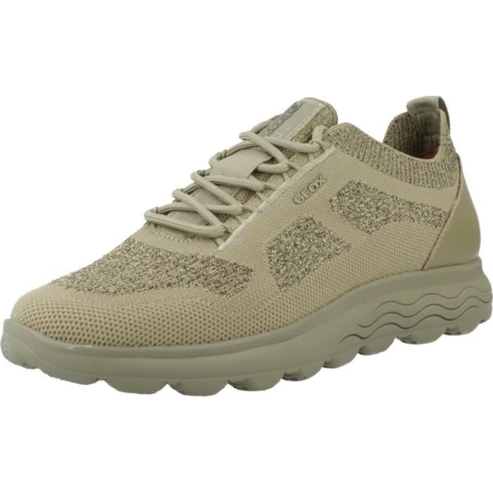 Geox Baskets GEOX D SPHERICA A - Vert - Lacets - Textile