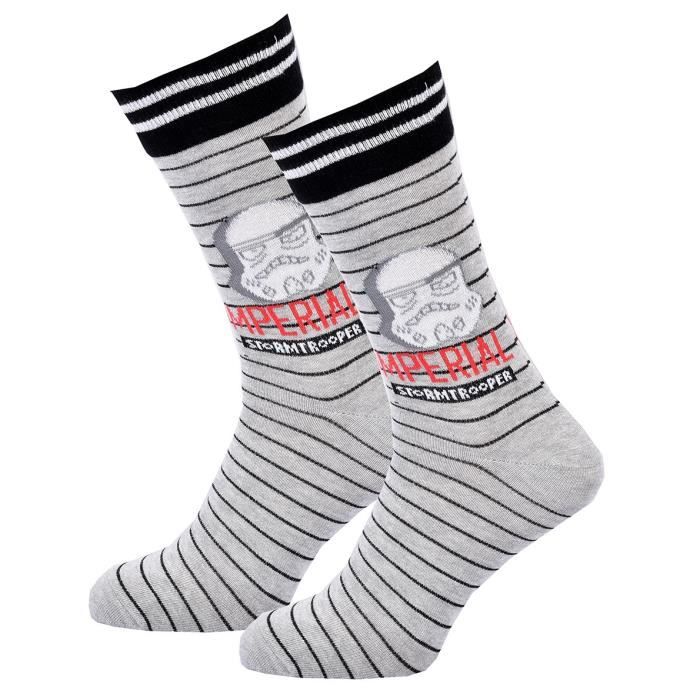 Chaussettes Homme STAR WARS Pack Cadeaux STORM23A Licence Disney  Tailles 39/42 43/46