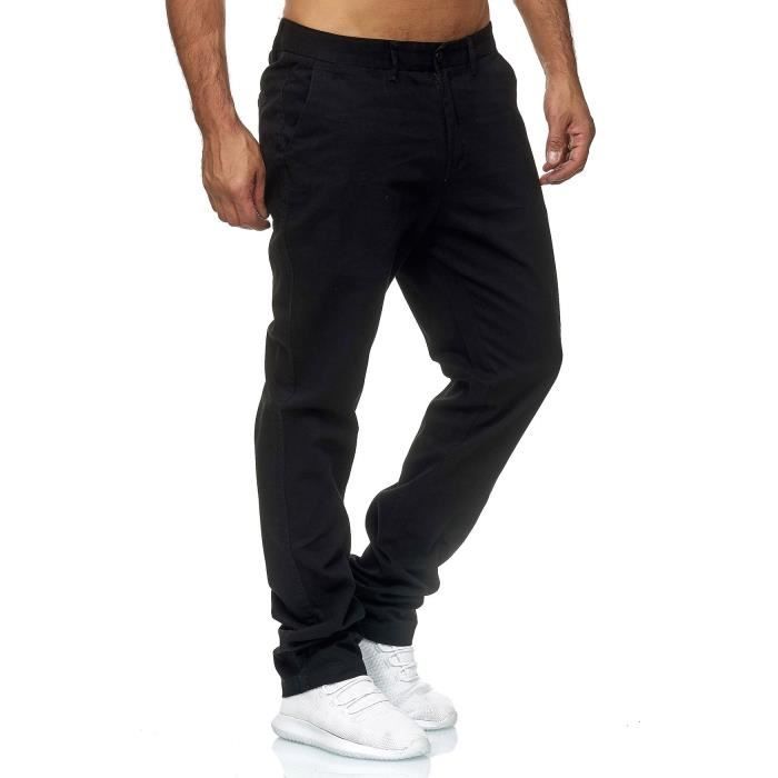 Homme Vêtements Pantalons décontractés Pantalon David à coupe droite Coton Department 5 pour homme en coloris Noir élégants et chinos Pantalons casual 