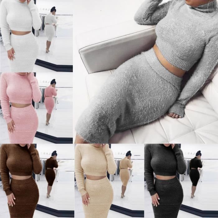 ensemble jupe et haut femme