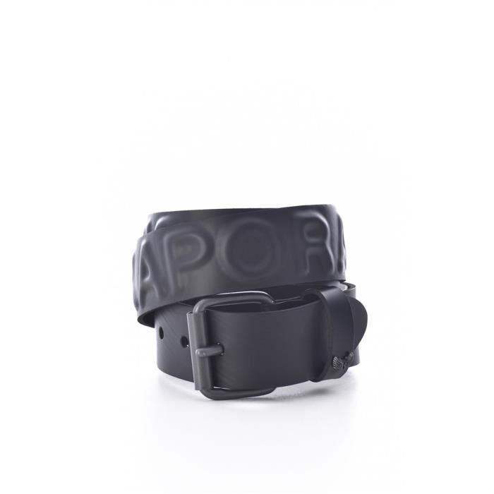 Ceinture En Cuir Noir Argenté Joed – Boucle Amovible, Taille M/L 36, Occasion Casual