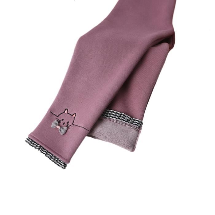 legging violet fille