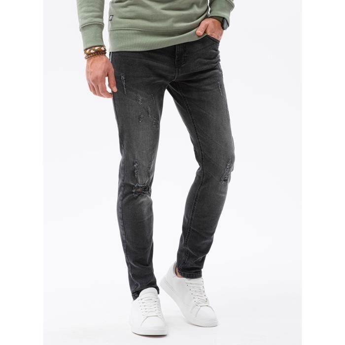 Pantalon homme jean noir on sale
