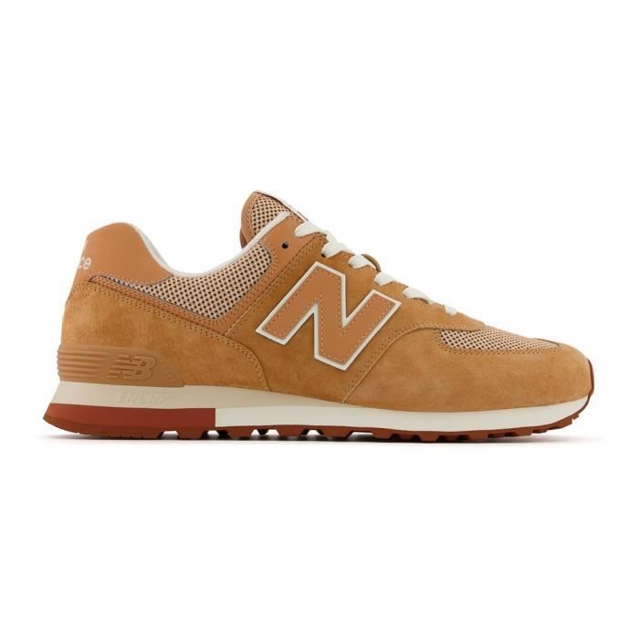 Chaussures NEW BALANCE 574 Miel - Homme - Lacets - Jaune - Textile