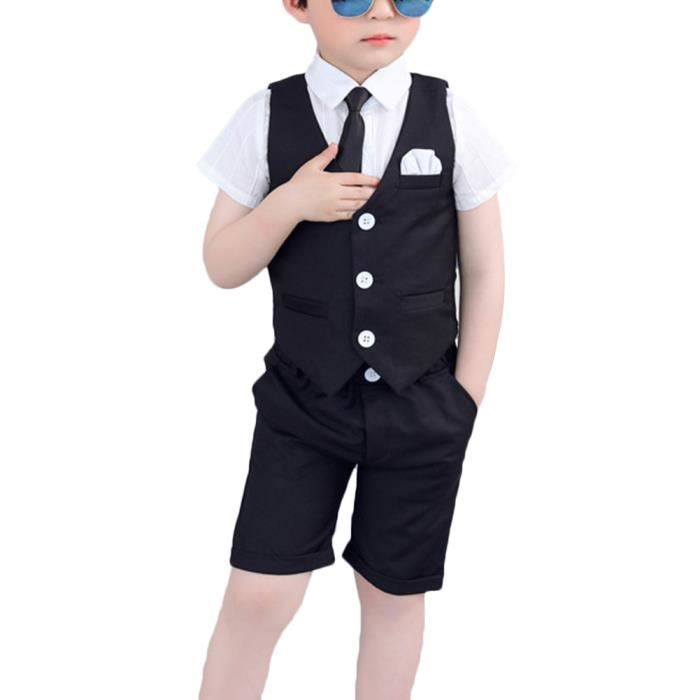 Blazer Garçon Classique Mintgreen - Costume Mariage Gentleman 7-14 Ans - Tenue Habillée Coton