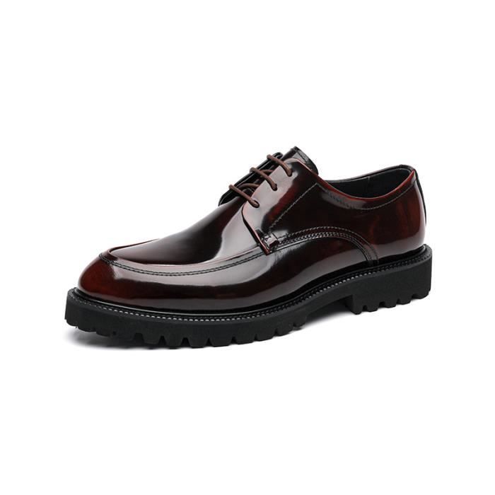 Derbies bordeaux vernis store