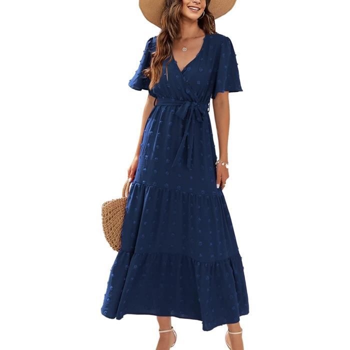 Robe manche longue été best sale