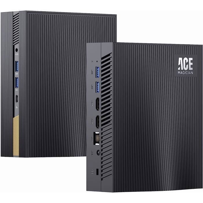 Mini PC ACEMAGICIAN Intel i5-12450H 16 Go DDR4 512 Go SSD WiFi 6 BT5.2 4K  UHD Noir - Cdiscount Informatique