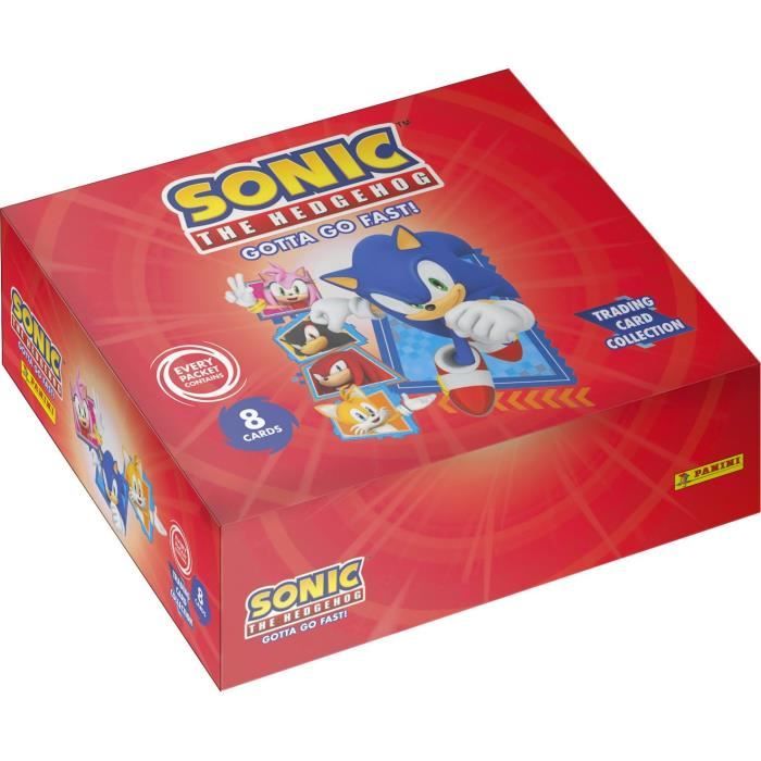 Boîte PANINI Sonic le Hérisson Classic – 18 Pochettes 144 Cartes