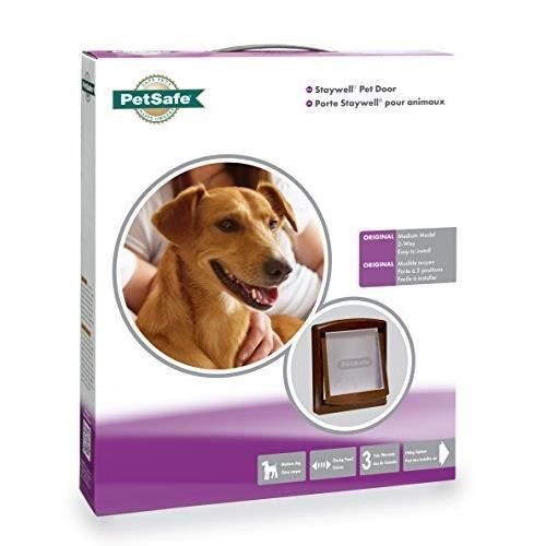 Chatière - PETSAFE - Staywell Original - 2 Sens - Marron - Pour Chien Moyen