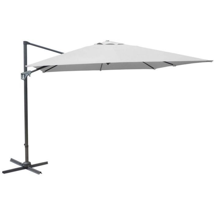 Parasol déporté en aluminium 400 x 300 x 280 cm Dom -
