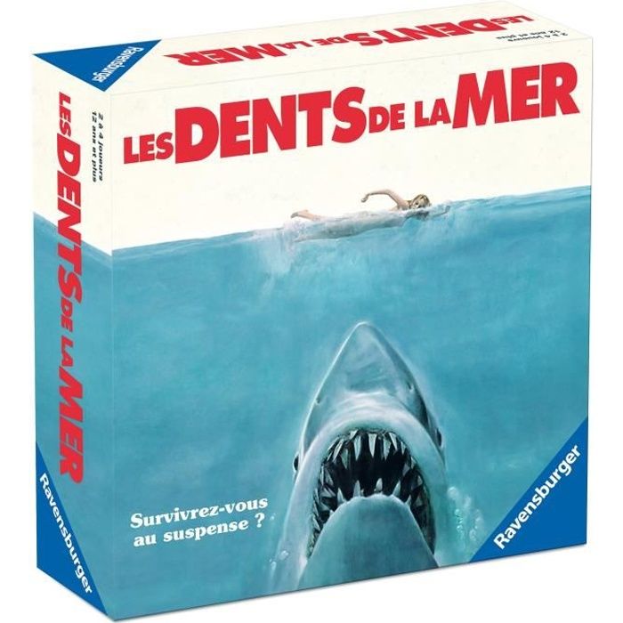 Jeu de stratégie Les Dents de la Mer - Ravensburger - 2 actes - 2 à 4 joueurs dès 12 ans