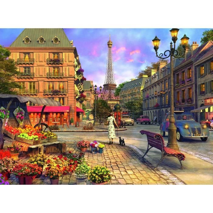 Puzzle 500 p - Promenade à Paris, Puzzle adulte