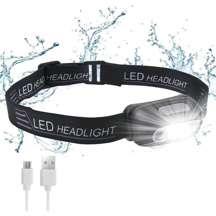 LEKIA Lampe frontale rechargeable, 90 000 lm, super lumineuse, réglable à 90 °, rechargeable par USB C, longue durée, zoomable, 3 modes, LED pour adultes, course à pied LEKIA Lampe frontale rechargeable, 90 000 lm, super lumineuse, réglable à 90 °, rechargeable par USB C, longue durée, zoomable, 3 modes, LED pour adultes, course à pied
