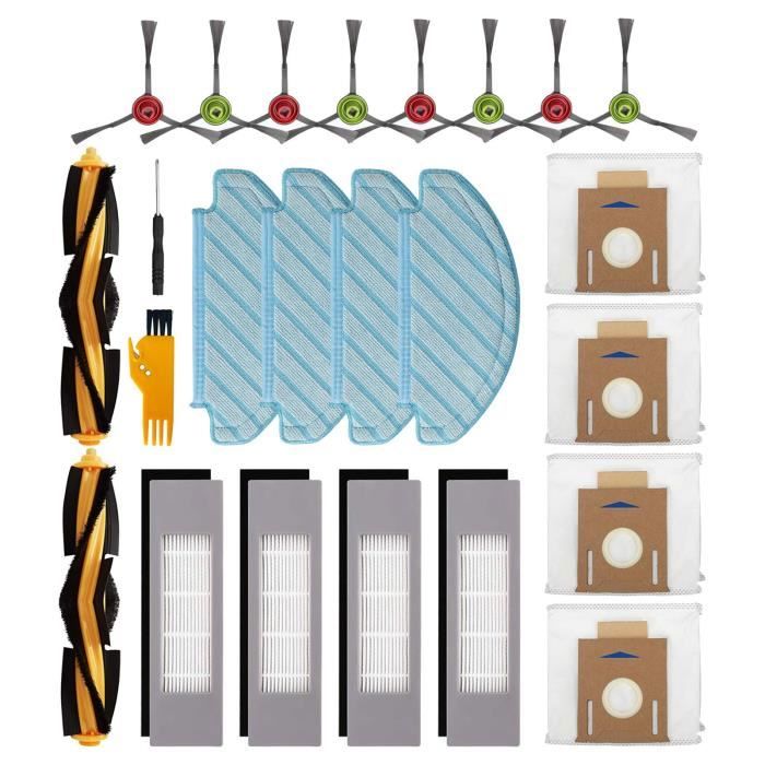 30 Lingettes De Rechange Pour Robot Aspirateur Ecovacs Deebot T8/T9 - Lavables, Puissantes, Tous Sols