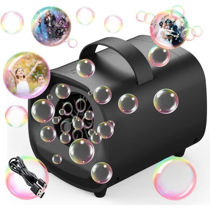 Machine à Bulles Père Noël - Automatique Avec Lumières Et Musique - Pour Enfants - Fêtes Et Anniversaires