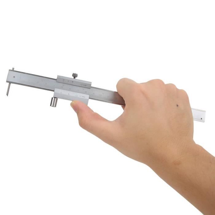 Pied A Coulisse Pied à Coulisse ZLKSKER 300mm - Acier Inoxydable Précision 0 ,02mm Mesure Intérieur/extérieur/profondeur Micromètre Intérieur Extérieur Profondeur