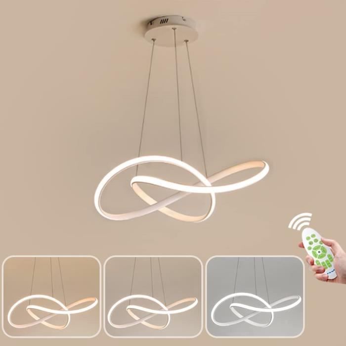 Lampe De Lustre à LED Moderne, Lampe à Suspension Simple Créative 37W ...