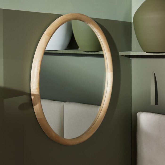 Miroir mural rond MATCHA - FACTORY - Beige 60x60 cm