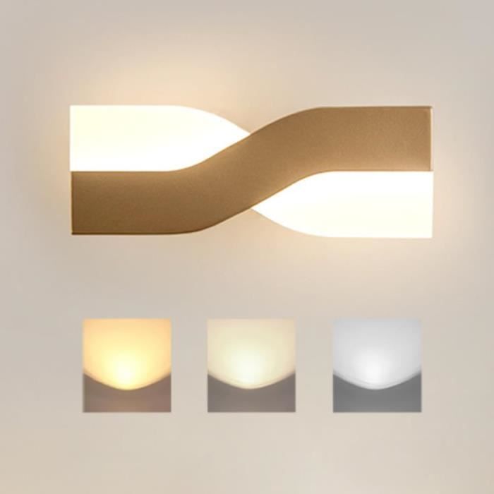 Applique Murale Led Dimmable Lampe Murale 6W Luminaire Murale Interieur