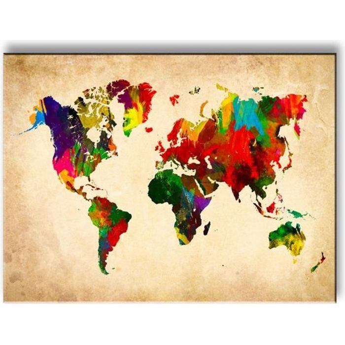 Impression Sur Toile Mappemonde 4301 Sct Peinture Image Tableau Decoration Sur Chassis 40 X 30 Cm Cdiscount Maison Impression Sur Toile Mappemonde 4301 Sct Peinture Image Tableau Decoration Sur Chassis 40 X 30 Cm Cdiscount Maison