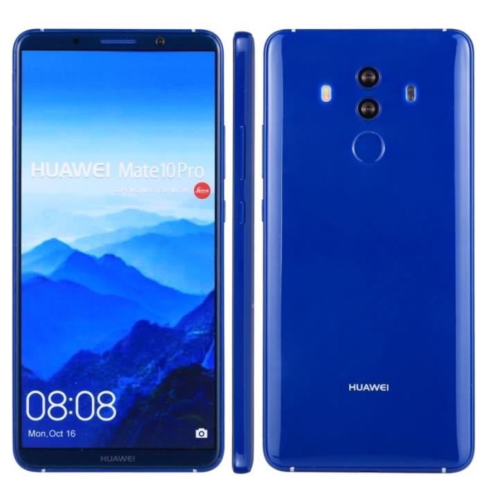 telephone factice huawei mate 10 pro ecran couleur faux travail mannequin modele bleu