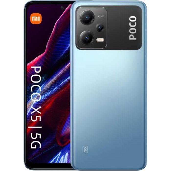 Xiaomi POCO X5 5G Smartphone - 256Go ROM 8Go RAM - Bleu - Cdiscount ...