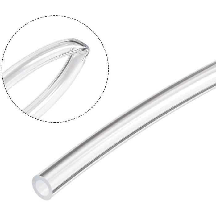Tuyau En Silicone Alimentaire 4mm X 9mm - 1 Mètre - Transparent, Souple, Résistant Haute Température - Pour Eau, Air, Huile - 13