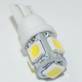 10X Ampoules Veilleuse LED SMD T10 W5W SMD 5050 bl-1