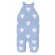 XJYDNCG Nid d'ange - Gigoteuse en tricot pour bébé - pour 0-12 mois Nouveau-né - bleu-1